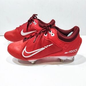 Nike Hyperdiamond 4 Pro Softball Cleats Women's Size 7 US Metal Cleats Red New